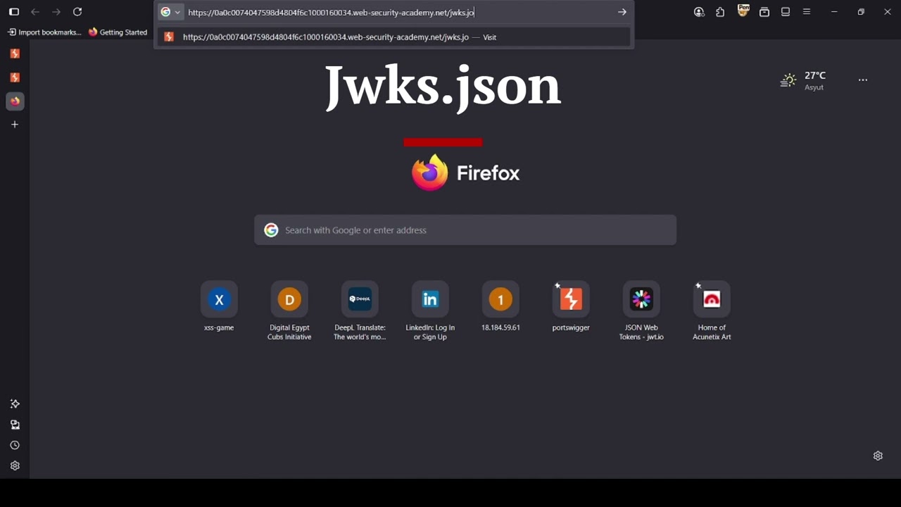 JWT authentication bypass via algorithm confusion