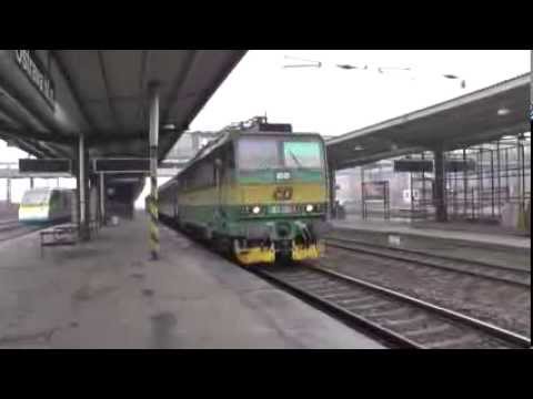 ČD 163.096 - Odjezd vlaku Os 3312 - Ostrava hl.n., 18.1.2014