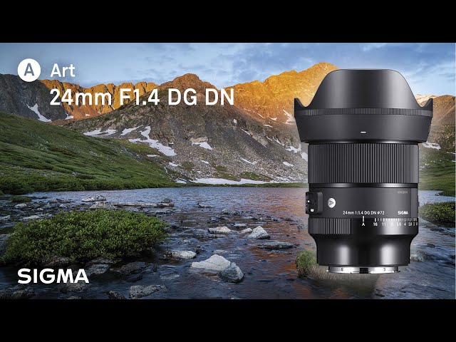 Vidéo SIGMA 24 mm f/1,4 DG DN Monture L Art