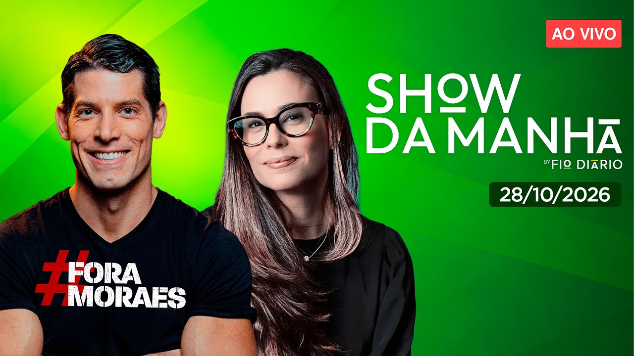 SHOW DA MANHÃ - FLÁVIO RECEBE APOIO DOS EUA E TRUMP ELEVA O TOM | 28/10/2026