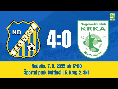 Vrhunci tekme, 5. krog 2. SNL: Beltinci Klima Tratnjek - Krka 4:0 (2:0)