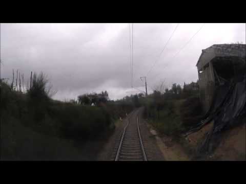 Linha da Beira Alta Cab Ride | Inverno 2017 Chuva | Parte II