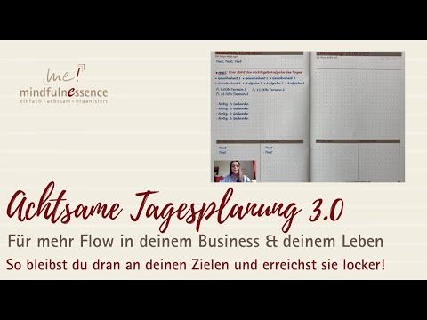 Achtsame Tagesplanung im Business