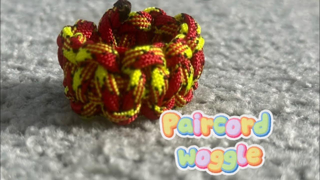 Paircord cord woggle ￼ knot ￼