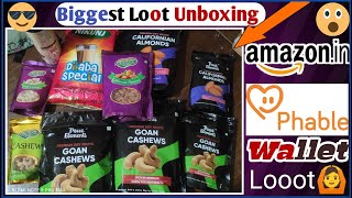 phable Loot || Phable Cashews Unboxing 2022 🔥|| Amazon Loot || Phable Wallet Loot || 🆕 Shopping Loot