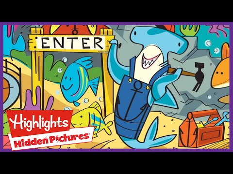 UNDER THE SEA - Hidden Pictures Puzzles