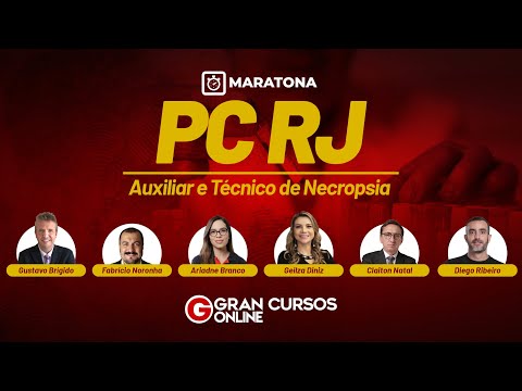 Maratona PC RJ - Auxiliar e Técnico de Necropsia