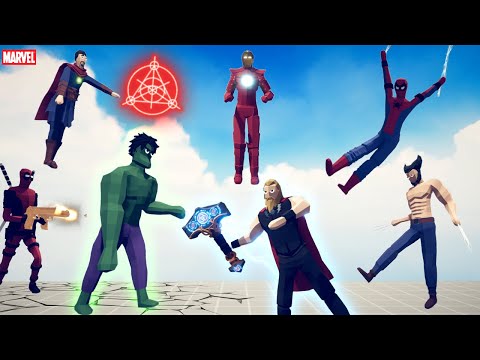 MARVEL TOURNAMENT IN TABS | Totally Accurate Battle Simulator