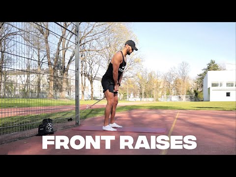 Front Raises mit Widerstandsband – Schultern gezielt stärken & Haltung verbessern!