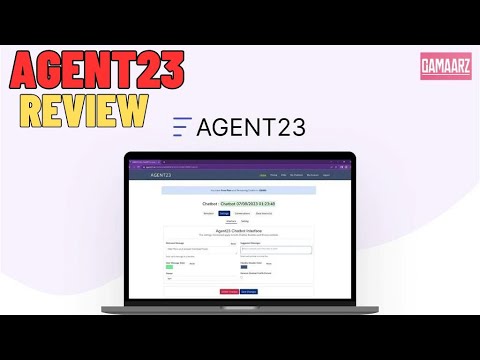 Agent23.AI Review, Demo + Tutorial I Empower your business with AI-Chatbots for enhanced customer