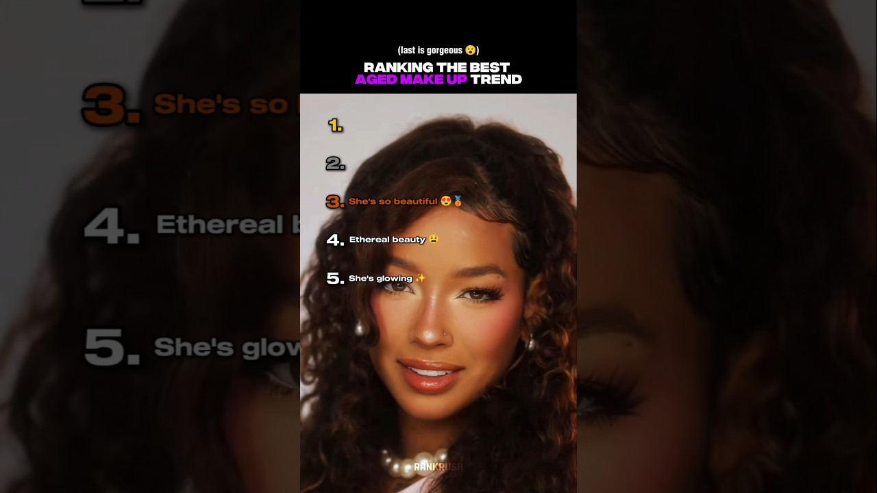 Is this even the same person?! 😭 Ranking the best aged make up trend #agedfilter #makeup #timeleap