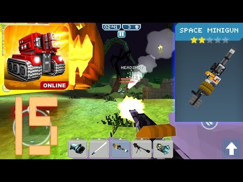 Blocky Cars Online - Space Minigun (Gameplay Part 15)