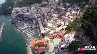 Ripresa della Costiera Amalfitana con drone