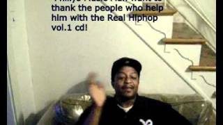 Phillys Music Man thanking the people who help him with his cd!