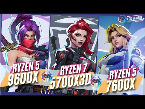 Ryzen 7 5700X3D vs Ryzen 5 9600X vs Ryzen 5 7600X – Best CPU for 9070 XT? – AMD Ryzen Benchmarks🚀