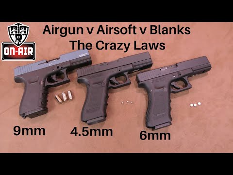 Airgun v Airsoft v Blanks and The Law