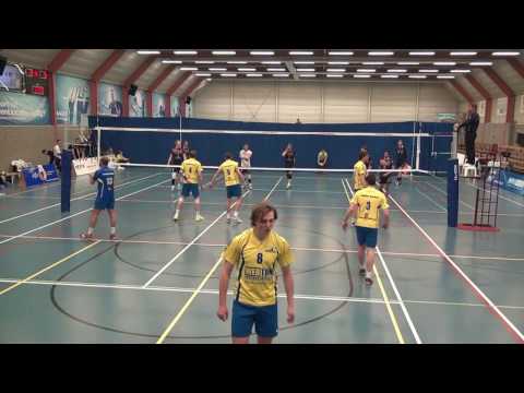 Next Volley Dordrecht H1 - Webton Hengelo 10-12-2016 set 4