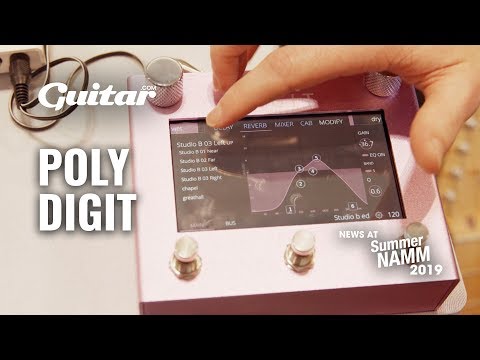 Demo: The Poly Digit is a touchscreen amp in a box #SNAMM2019