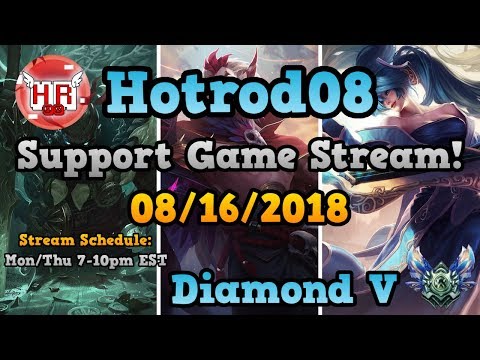 (8/16/18) Diamond V Support Stream! Learn/Interact/Ask Questions Live To Better Your Game!