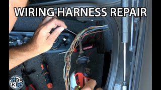 E46 Wiring Harness Repair & Trunk Replacement