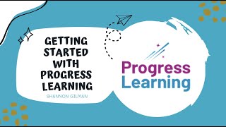 Getting Started with Progress Learning Tutorial