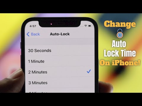 iPhone: How To Change Auto Lock Time Screen Timeout!  [30 Seconds To Never]