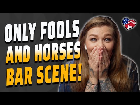 AMERICAN REACTS TO DEL BOY FALLING THROUGH THE BAR | ONLY FOOLS AND HORSES | AMANDA RAE