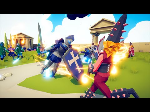 KNIGHT + CACTUS + DIVINE ARBITER + CHEERLEADER vs EVERY UNIT | Totally Accurate Battle Simulator