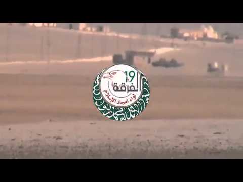 تفجير دبابة لقوات النظام في حاجز الحمام من قبل أمجاد الإسلام في مدينة حماة في محافظة حماة