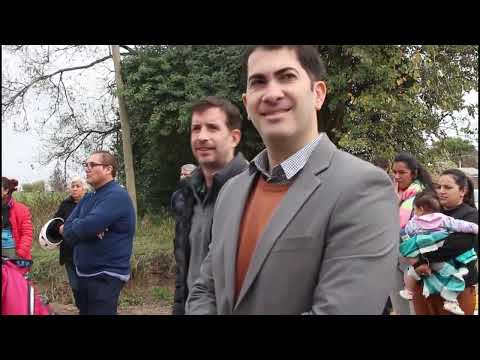 Inauguración camino a Colonia Barge, sección Monte Maíz