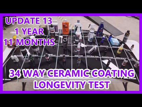 Ceramic Coating, Wax, Sealant Longevity Test - 34 WAY - UPDATE 13 - 1 YEAR 10 MONTH UPDATE