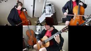 Fake Wings - .hack//SIGN - Cello/Classical Guitar Cover (Free Sheet Music Linked)
