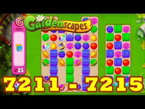 Gardenscapes Level 7211 - 7215 HD 3 match Puzzle | android | IOS | 7212 | 7213 | 7214 | GameGo Game