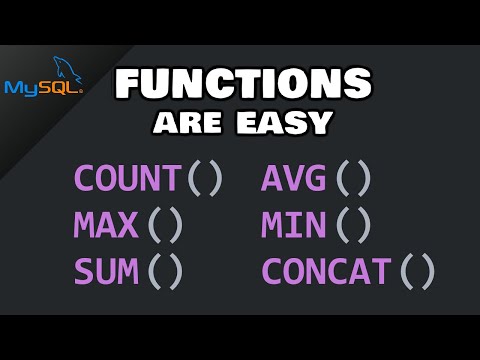Functions in MySQL are easy