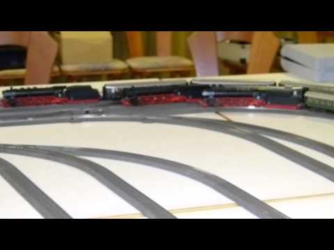 33. Stummi-Treff WN,  01 - BR 39 048  (Märklin 39390) drei Insider von 2009 vor Personenwagen