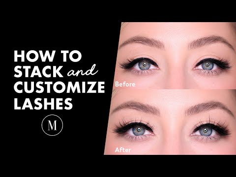 Customize Your Magnetic Eyelashes | How to Stack Lashes