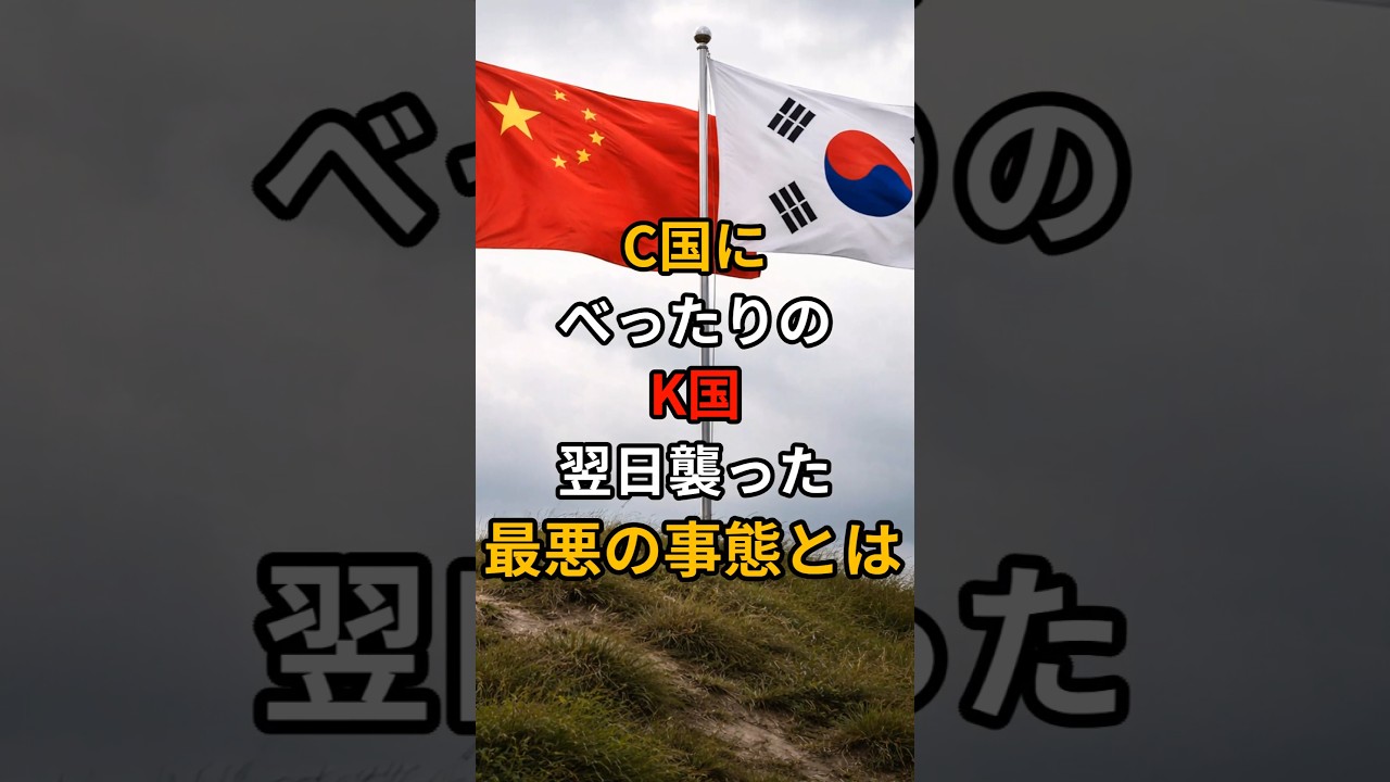 C国にベッタリのK国を襲った最悪の事態