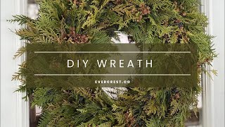 How To Make A Fresh Christmas Wreath | EverCrest