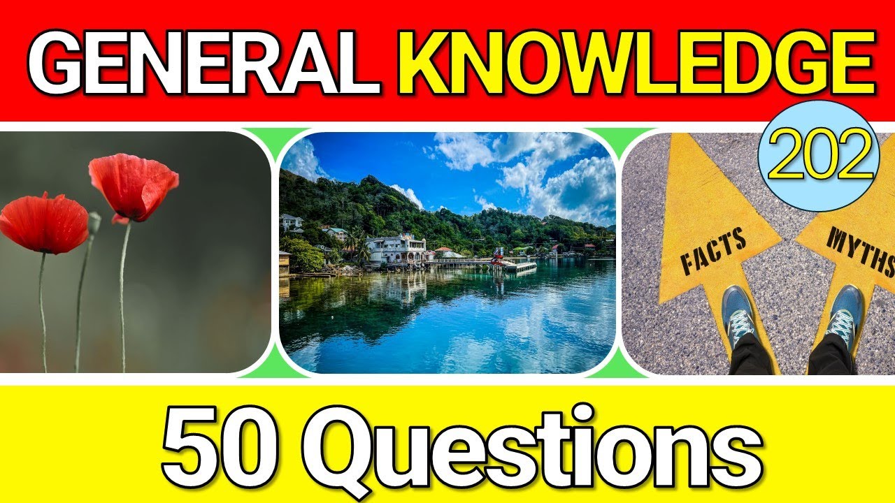 Educational General Knowledge Quiz Trivia 202📚💡| Can You Answer All 50 Questions Correctly? 2024