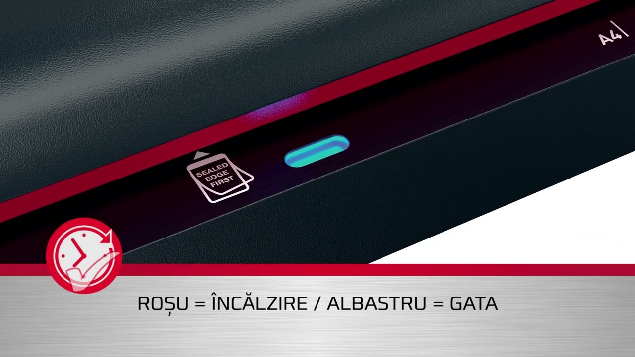 Laminator GBC 240HS Home Office, A3, kit folii laminare inclus, negru