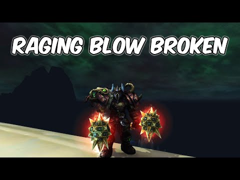 Raging Blow BROKEN - 9.2.5 Fury Warrior PvP - WoW Shadowlands PvP