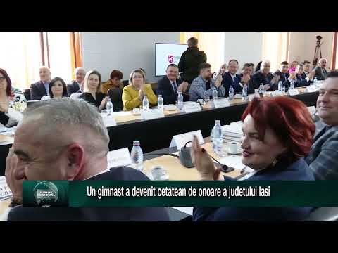 Gimnastul David Gavrilovici a primit titlul de cetatean de onoare al Iasului