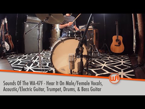 Warm Audio // Sounds Of The WA-47F - Hear it on vocals, guitar, trumpet, drums & bass guitar