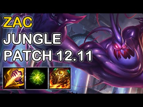 THIS JUNGLER HAS UNLIMITED GANK PATHS - Zac Jungle Gameplay - Season 12 - League of Legends