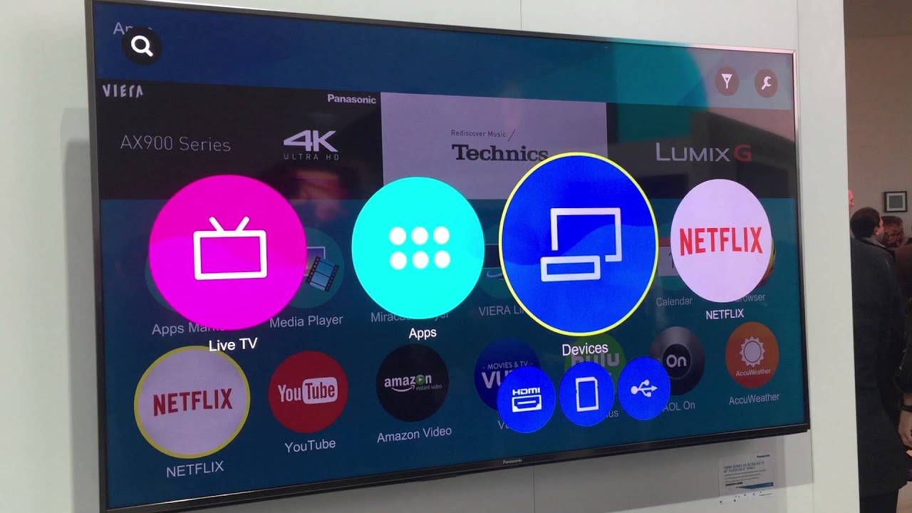Panasonic 2015 smart TV demo, powered by Firefox OS - CES 2015 - YouTube