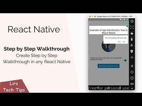 React Native: Create Step by Step Walkthrough