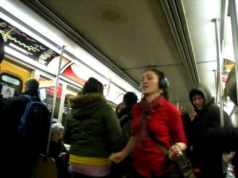 TTC subway dance party