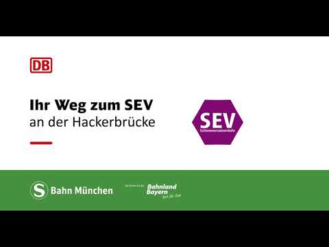 S-Bahn München: SEV Hackerbrücke - Dein Weg zum Bus als Video