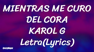 MIENTRAS ME CURO DEL CORA - KAROL G   Letra (Lyrics)
