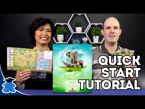 Ark Nova - Board Game Tutorial. Start Playing in 13 Minutes